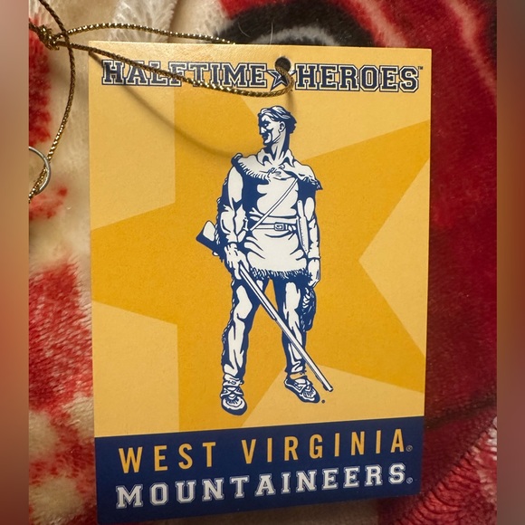 WVU West Virginia Mountaineers Christmas Ornament New in Box - Picture 6 of 7